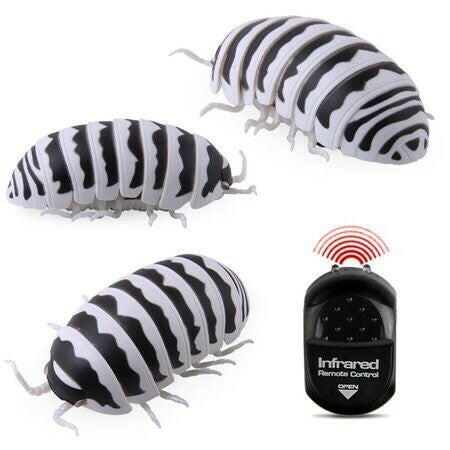 Remote Control Isopod Toys Colour Choice Black and  White Zebra